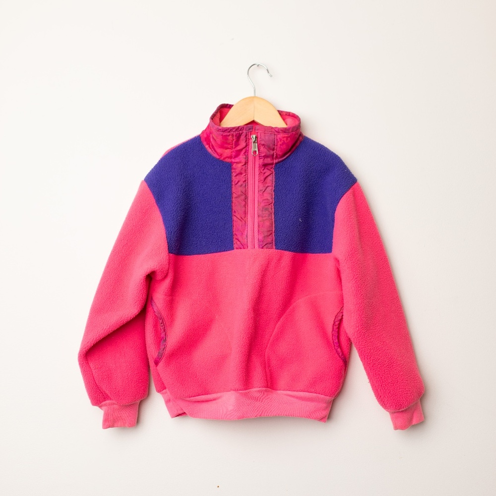 VINTAGE fleece pullover